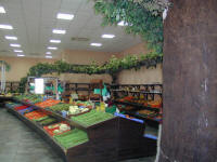 A vegetableshop in Cyprus has a vast selection of fresh fruit and vegetables
